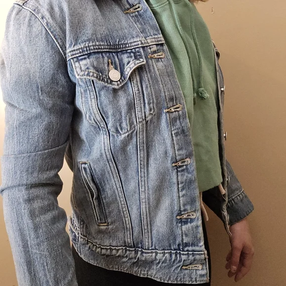 Lucky Brand Denim Jacket Women's X-Small Light Wash Cotton - Picture 11 of 11